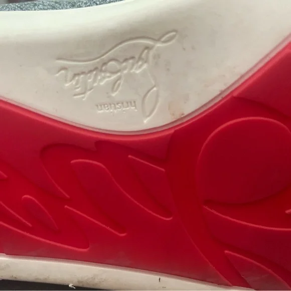 Christian Louboutin Textured High-Tops in Gray and Black - Picture 6 of 6